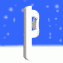 GIF animado (41394) Letra mayuscula p nieve