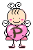 GIF animado (43103) Letra mayuscula p recien nacido
