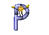 GIF animado (36477) Letra mayuscula p smilies