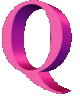 GIF animado (45082) Letra mayuscula q d rosa