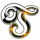 GIF animado (34205) Letra mayuscula s glitter negra