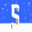 GIF animado (41397) Letra mayuscula s nieve