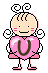 GIF animado (43108) Letra mayuscula u recien nacido
