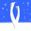 GIF animado (41400) Letra mayuscula v nieve