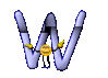 GIF animado (36485) Letra mayuscula w smilies