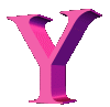 GIF animado (45090) Letra mayuscula y d rosa