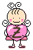 GIF animado (43113) Letra mayuscula z recien nacido
