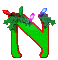 GIF animado (40635) Letra n arbol navidad