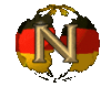 GIF animado (42384) Letra n bandera alemana