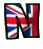 GIF animado (42528) Letra n bandera inglaterra