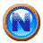 GIF animado (32388) Letra n boton azul