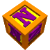 GIF animado (39278) Letra n cubo letras