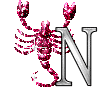 GIF animado (38653) Letra n escorpio