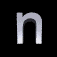 GIF animado (41934) Letra n fondo negro