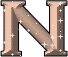 GIF animado (33240) Letra n glitter salmon