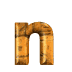 GIF animado (37031) Letra n madera