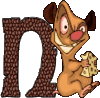 GIF animado (31868) Letra n raton