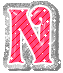 GIF animado (45038) Letra n rosa