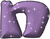 GIF animado (44844) Letra n rosa grande