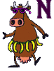 GIF animado (32299) Letra n vaca loca