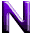 GIF animado (35534) Letra n violeta