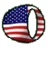 GIF animado (42493) Letra o bandera estados unidos
