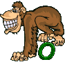 GIF animado (30763) Letra o chimpance