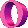 GIF animado (45093) Letra o d rosa
