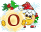 GIF animado (41132) Letra o emoticono navidad