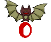 GIF animado (30895) Letra o murcielago
