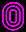GIF animado (42307) Letra o neon rosa