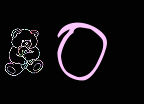 GIF animado (31234) Letra o oso