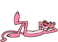 GIF animado (36153) Letra o pantera rosa
