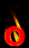GIF animado (37741) Letra o roja ardiendo
