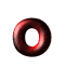 GIF animado (44092) Letra o roja verde