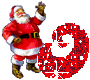 GIF animado (41545) Letra o santa claus