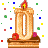 GIF animado (36722) Letra o tarta
