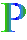 GIF animado (34719) Letra p azul verde