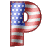 GIF animado (42422) Letra p bandera norteamericana