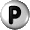 GIF animado (32452) Letra p boton gris