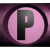 GIF animado (32602) Letra p boton rosa