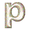 GIF animado (40456) Letra p brillo