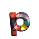 GIF animado (40303) Letra p coloreada