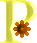 GIF animado (36928) Letra p colores flores