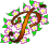 GIF animado (36902) Letra p florecillas