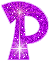 GIF animado (44874) Letra p magenta