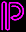 GIF animado (42308) Letra p neon rosa