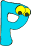 GIF animado (38983) Letra p ninos