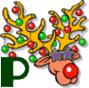 GIF animado (41572) Letra p reno