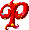 GIF animado (44171) Letra p roja